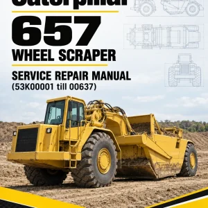 Caterpillar CAT 657 Wheel Scraper Service Repair Manual (53K00001 till 00637) Caterpillar CAT 657 Wheel Scraper Service Repair Manual (53K00001 till 00637)