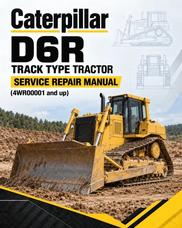 Caterpillar CAT D6R Track Type Tractor Service Repair Manual (4WR00001 and up) Caterpillar CAT D6R Track Type Tractor Service Repair Manual (4WR00001 and up)