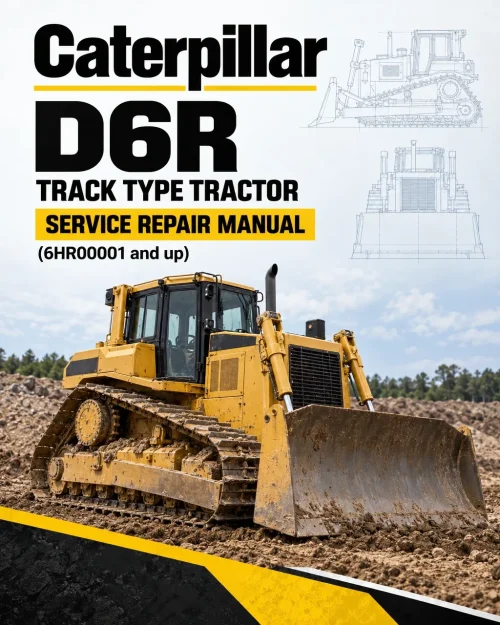 Caterpillar CAT D6R Track Type Tractor Service Repair Manual (6HR00001 and up)