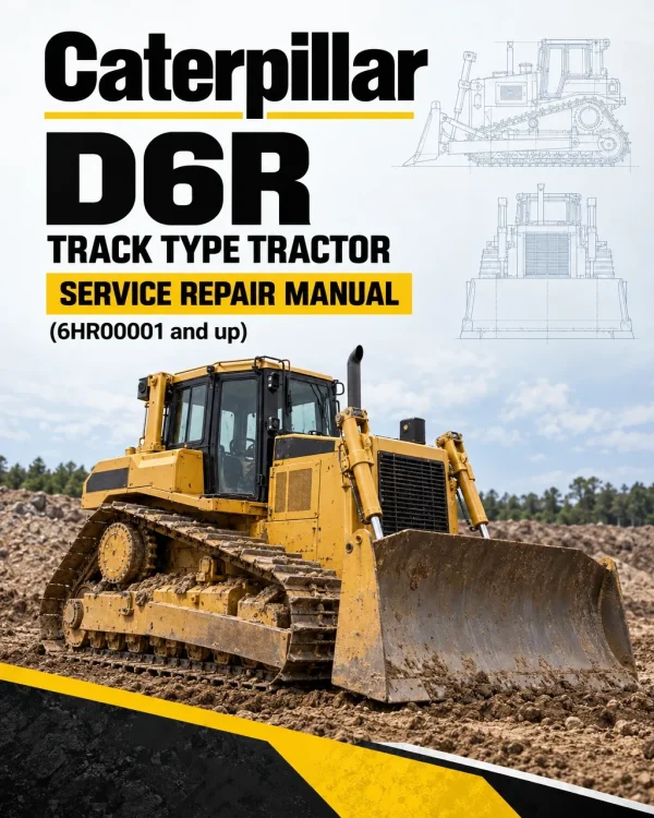 Caterpillar CAT D6R Track Type Tractor Service Repair Manual (6HR00001 and up)