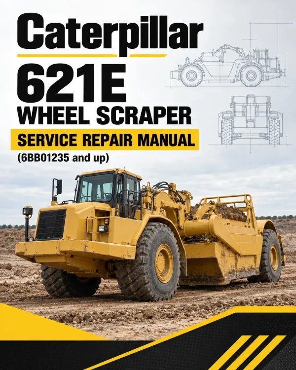 Caterpillar CAT 621E Wheel Scraper Service Repair Manual (6BB01235 and up) Caterpillar CAT 621E Wheel Scraper Service Repair Manual (6BB01235 and up)
