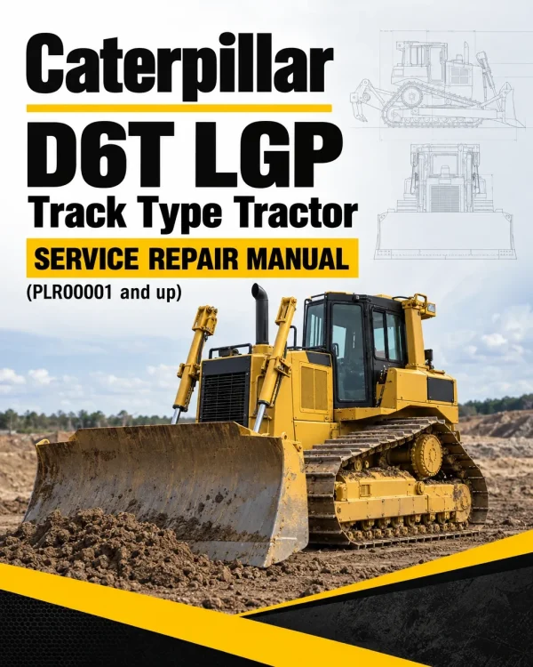 Caterpillar CAT D6T LGP Track Type Tractor Service Repair Manual (PLR00001 and up)