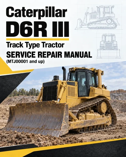 Caterpillar CAT D6R III Track Type Tractor Service Repair Manual (MTJ00001 and up)