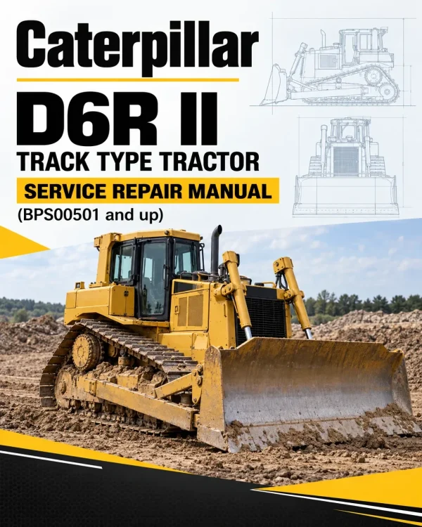 Caterpillar CAT D6R II Track Type Tractor Service Repair Manual (BPS00501 and up) Caterpillar CAT D6R II Track Type Tractor Service Repair Manual (BPS00501 and up)