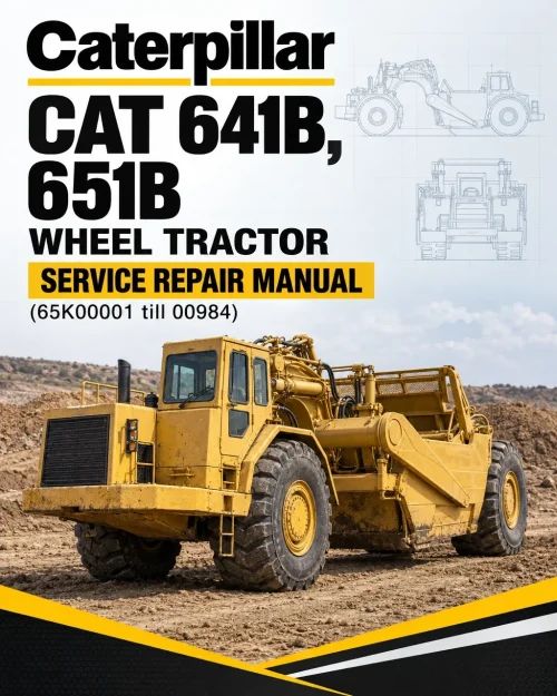 Caterpillar CAT 641B, 651B Wheel Tractor Service Repair Manual (65K00001 till 00984) Caterpillar CAT 641B, 651B Wheel Tractor Service Repair Manual (65K00001 till 00984)