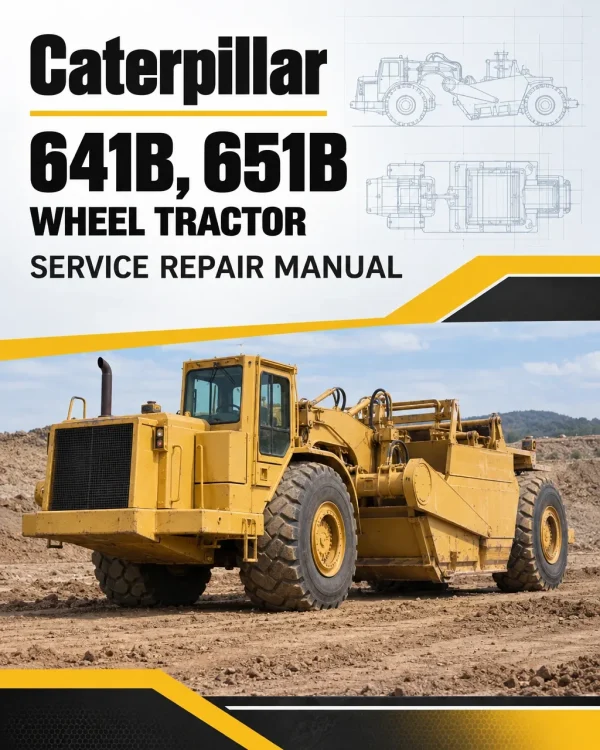 Caterpillar CAT 641B, 651B Wheel Tractor Service Repair Manual (67K00605 and up) Caterpillar CAT 641B, 651B Wheel Tractor Service Repair Manual (67K00605 and up)