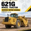 Caterpillar CAT 621G Wheel Tractor Service Repair Manual (DBB00001 and up)