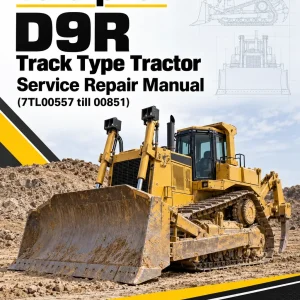 Caterpillar CAT D9R Track Type Tractor Service Repair Manual (7TL00557 till 00851)