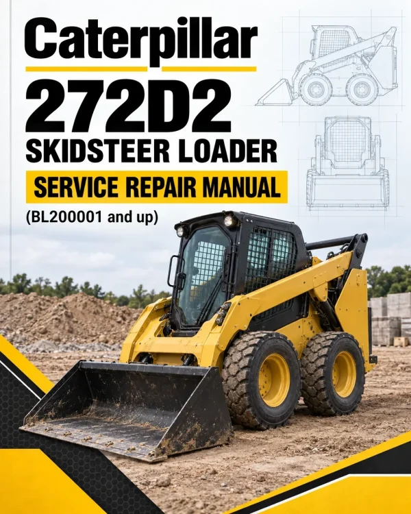 Caterpillar CAT 272D2 Skidsteer Loader Service Repair Manual (BL200001 and up)