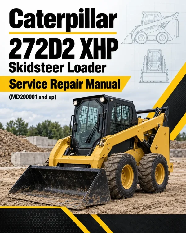 Caterpillar CAT 272D2 XHP Skidsteer Loader Service Repair Manual (MD200001 and up) Caterpillar CAT 272D2 XHP Skidsteer Loader Service Repair Manual (MD200001 and up)