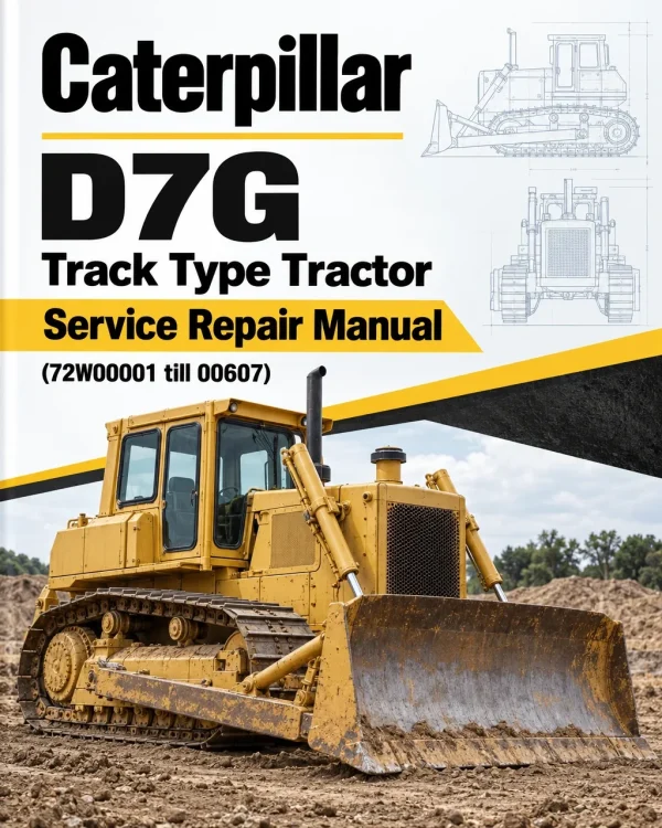 Caterpillar CAT D7G Track Type Tractor Service Repair Manual (72W00001 till 00607)