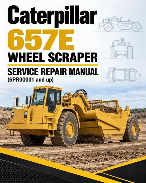 Caterpillar CAT 657E Wheel Scraper Service Repair Manual (6PR00001 and up) Caterpillar CAT 657E Wheel Scraper Service Repair Manual (6PR00001 and up)