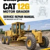 Caterpillar CAT 12G Motor Grader Service Repair Manual (61M02629 till 07710)