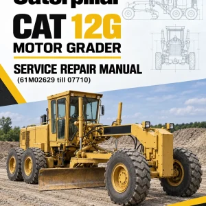 Caterpillar CAT 12G Motor Grader Service Repair Manual (61M02629 till 07710) Caterpillar CAT 12G Motor Grader Service Repair Manual (61M02629 till 07710)