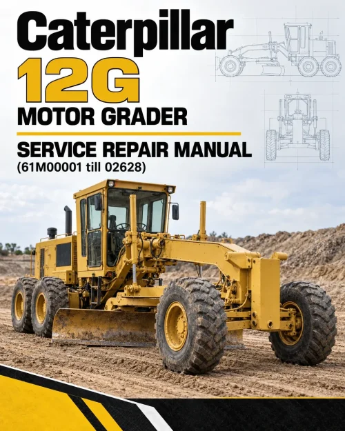 Caterpillar CAT 12G Motor Grader Service Repair Manual (61M00001 till 02628) Caterpillar CAT 12G Motor Grader Service Repair Manual (61M00001 till 02628)