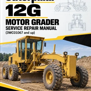 Caterpillar CAT 12G Motor Grader Service Repair Manual (3WC01067 and up)