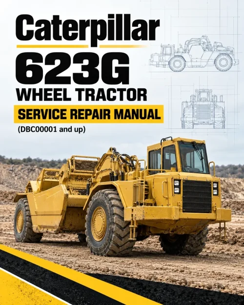 Caterpillar CAT 623G Wheel Tractor Service Repair Manual (DBC00001 and up)