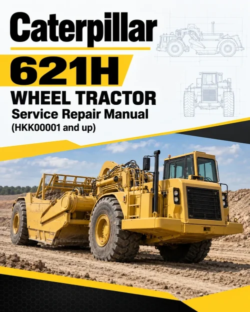 Caterpillar CAT 621H Wheel Tractor Service Repair Manual (HKK00001 and up)