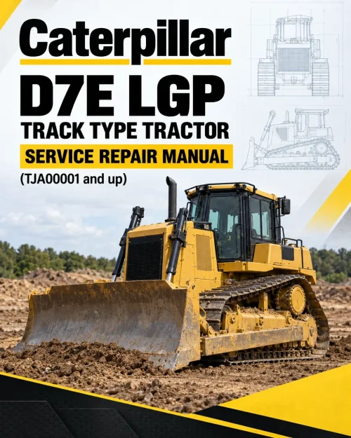 Caterpillar CAT D7E LGP Track Type Tractor Service Repair Manual (TJA00001 and up) Caterpillar CAT D7E LGP Track Type Tractor Service Repair Manual (TJA00001 and up)