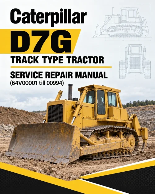Caterpillar CAT D7G Track Type Tractor Service Repair Manual (64V00001 till 00994)