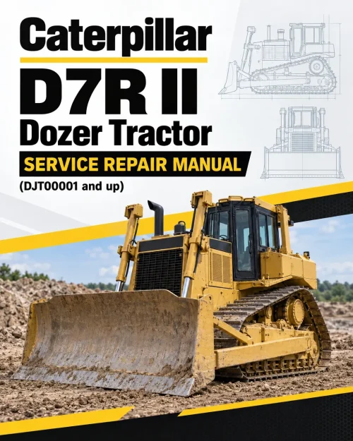 Caterpillar CAT D7R II Dozer Tractor Service Repair Manual (DJT00001 and up)
