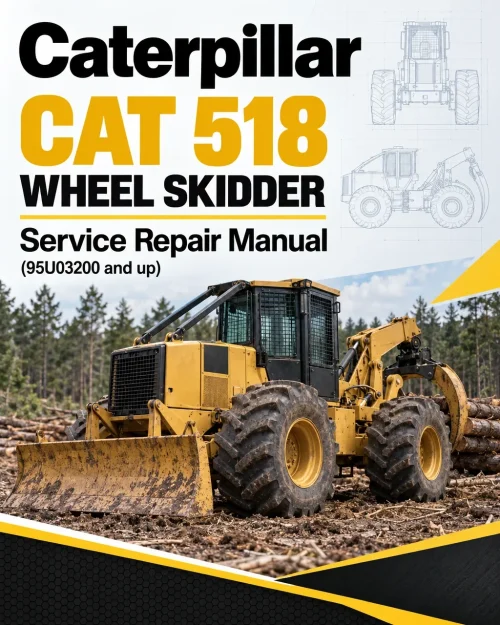 Caterpillar CAT 518 Wheel Skidder Service Repair Manual (95U03200 and up)