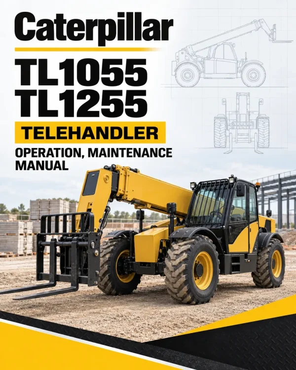 Caterpillar CAT TL1055 TL1255 Telehandler Operation, Maintenance Manual Caterpillar CAT TL1055 TL1255 Telehandler Operation, Maintenance Manual