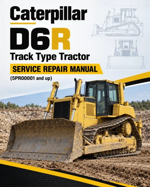Caterpillar CAT D6R Track Type Tractor Service Repair Manual (5PR00001 and up)
