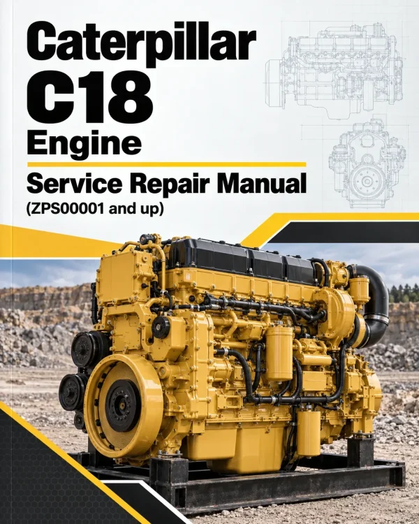 Caterpillar CAT C18 Engine Service Repair Manual (ZPS00001 and up) Caterpillar CAT C18 Engine Service Repair Manual (ZPS00001 and up)