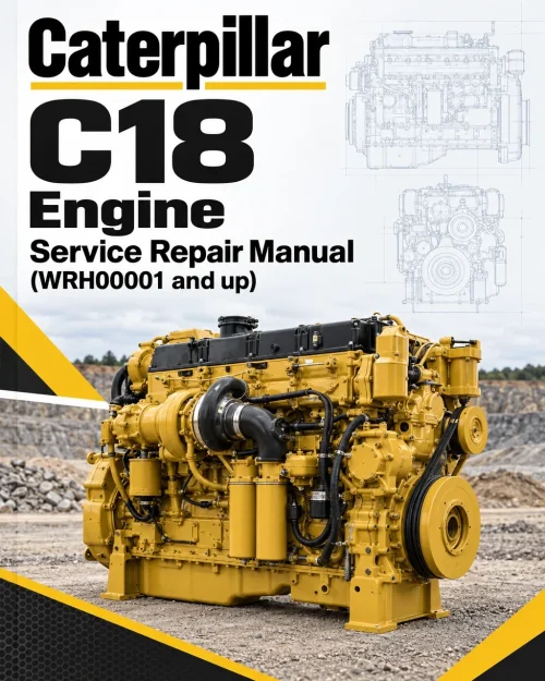 Caterpillar CAT C18 Engine Service Repair Manual (WRH00001 and up)