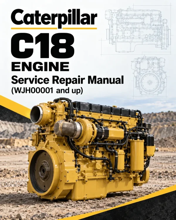 Caterpillar CAT C18 Engine Service Repair Manual (WJH00001 and up) Caterpillar CAT C18 Engine Service Repair Manual (WJH00001 and up)