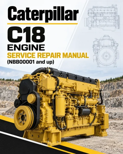 Caterpillar CAT C18 Engine Service Repair Manual (NBB00001 and up)