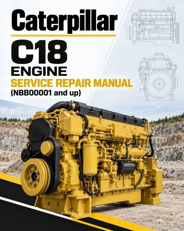 Caterpillar CAT C18 Engine Service Repair Manual (NBB00001 and up) Caterpillar CAT C18 Engine Service Repair Manual (NBB00001 and up)