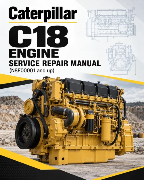 Caterpillar CAT C18 Engine Service Repair Manual (N8F00001 and up)