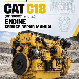 Caterpillar CAT C18 Engine Service Repair Manual (BDN00001 and up) Caterpillar CAT C18 Engine Service Repair Manual (BDN00001 and up)
