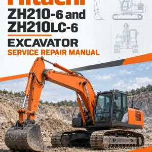 Hitachi ZH210-6 and ZH210LC-6 Excavator Service Repair Manual