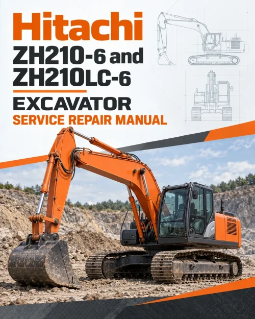 Hitachi ZH210-6 and ZH210LC-6 Excavator Service Repair Manual Hitachi ZH210-6 and ZH210LC-6 Excavator Service Repair Manual