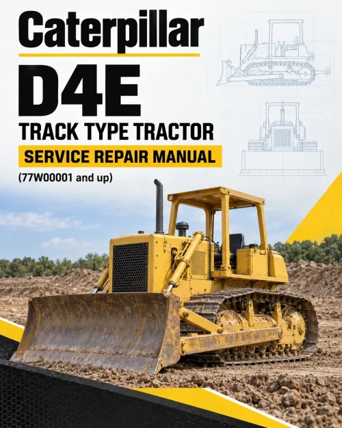 Caterpillar CAT D4E Track Type Tractor Service Repair Manual (77W00001 and up) Caterpillar CAT D4E Track Type Tractor Service Repair Manual (77W00001 and up)