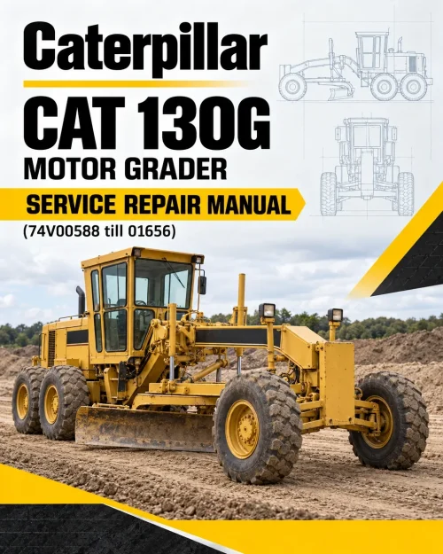 Caterpillar CAT 130G Motor Grader Service Repair Manual (74V00588 till 01656) Caterpillar CAT 130G Motor Grader Service Repair Manual (74V00588 till 01656)