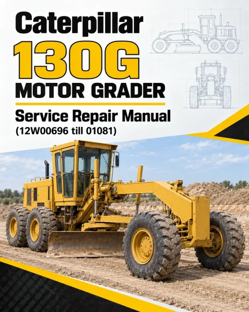 Caterpillar CAT 130G Motor Grader Service Repair Manual (12W00696 till 01081) Caterpillar CAT 130G Motor Grader Service Repair Manual (12W00696 till 01081)