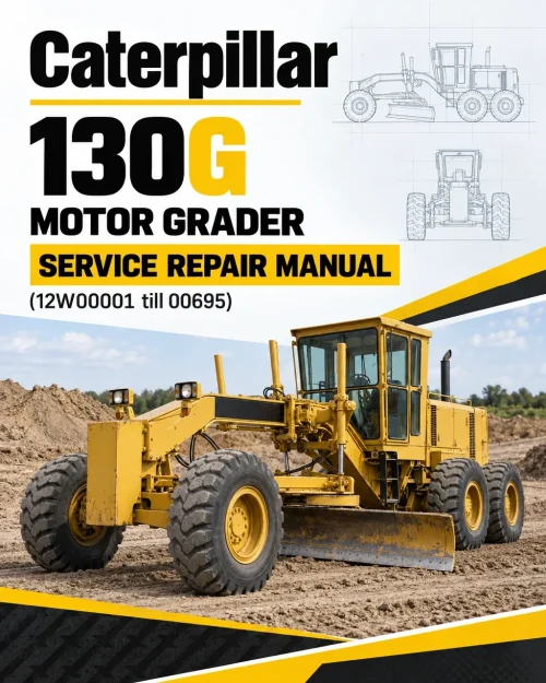 Caterpillar CAT 130G Motor Grader Service Repair Manual (12W00001 till 00695) Caterpillar CAT 130G Motor Grader Service Repair Manual (12W00001 till 00695)