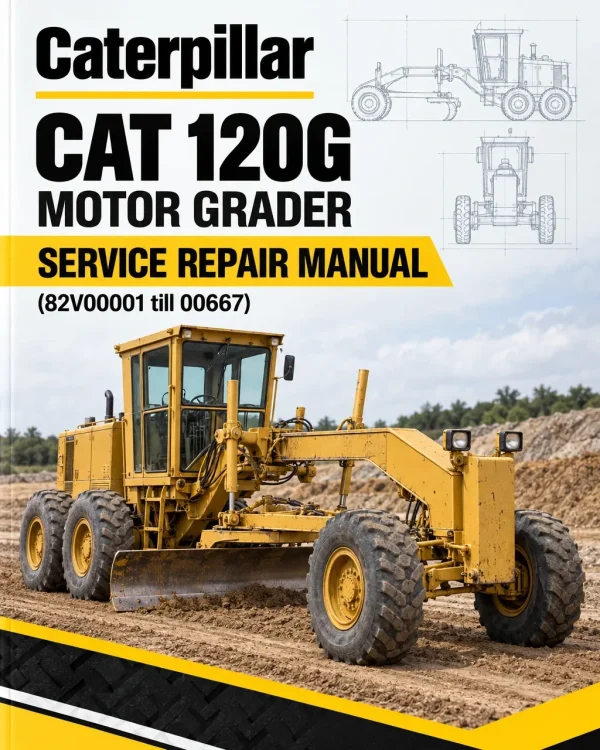 Caterpillar CAT 120G Motor Grader Service Repair Manual (82V00001 till 00667) Caterpillar CAT 120G Motor Grader Service Repair Manual (82V00001 till 00667)