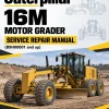 Caterpillar CAT 16M Motor Grader Service Repair Manual (B9H00001 and up)