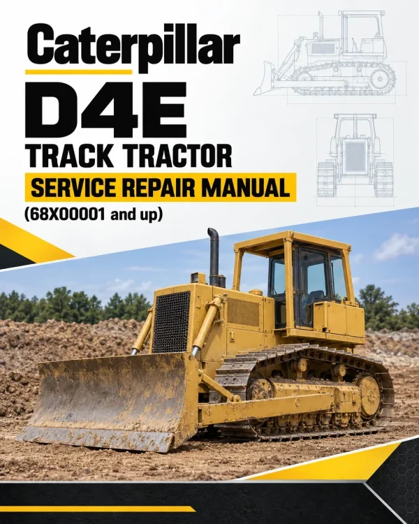 Caterpillar CAT D4E Track Tractor Service Repair Manual (68X00001 and up) Caterpillar CAT D4E Track Tractor Service Repair Manual (68X00001 and up)