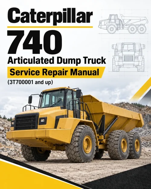 Caterpillar CAT 740 Articulated Dump Truck Service Repair Manual (3T700001 and up)