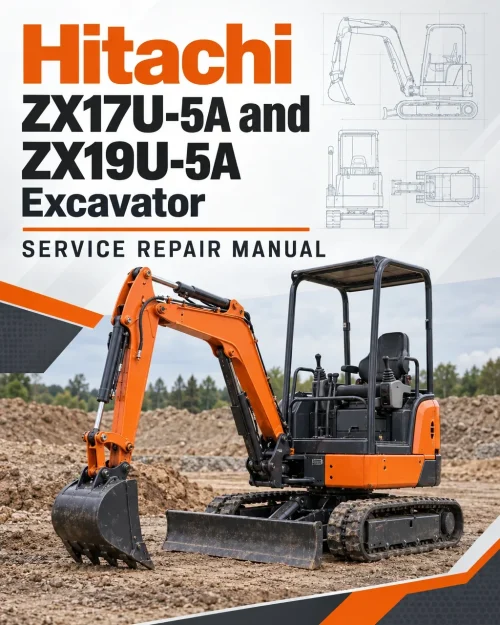 Hitachi ZX17U-5A and ZX19U-5A Excavator Service Repair Manual