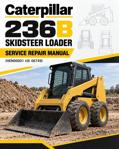 Caterpillar CAT 236B Skidsteer Loader Service Repair Manual (HEN00001 till 06749) Caterpillar CAT 236B Skidsteer Loader Service Repair Manual (HEN00001 till 06749)