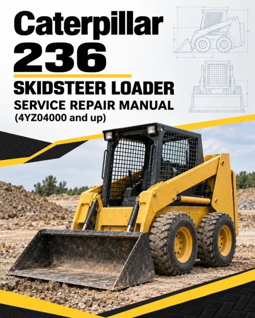 Caterpillar CAT 236 Skidsteer Loader Service Repair Manual (4YZ04000 and up)