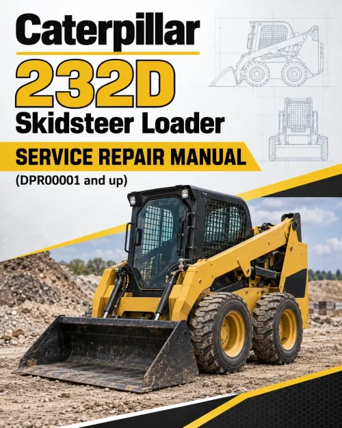 Caterpillar CAT 232D Skidsteer Loader Service Repair Manual (DPR00001 and up)