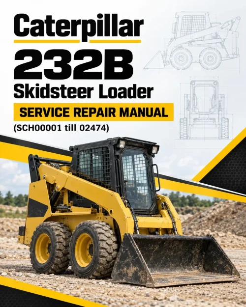 Caterpillar CAT 232B Skidsteer Loader Service Repair Manual (SCH00001 till 02474) Caterpillar CAT 232B Skidsteer Loader Service Repair Manual (SCH00001 till 02474)